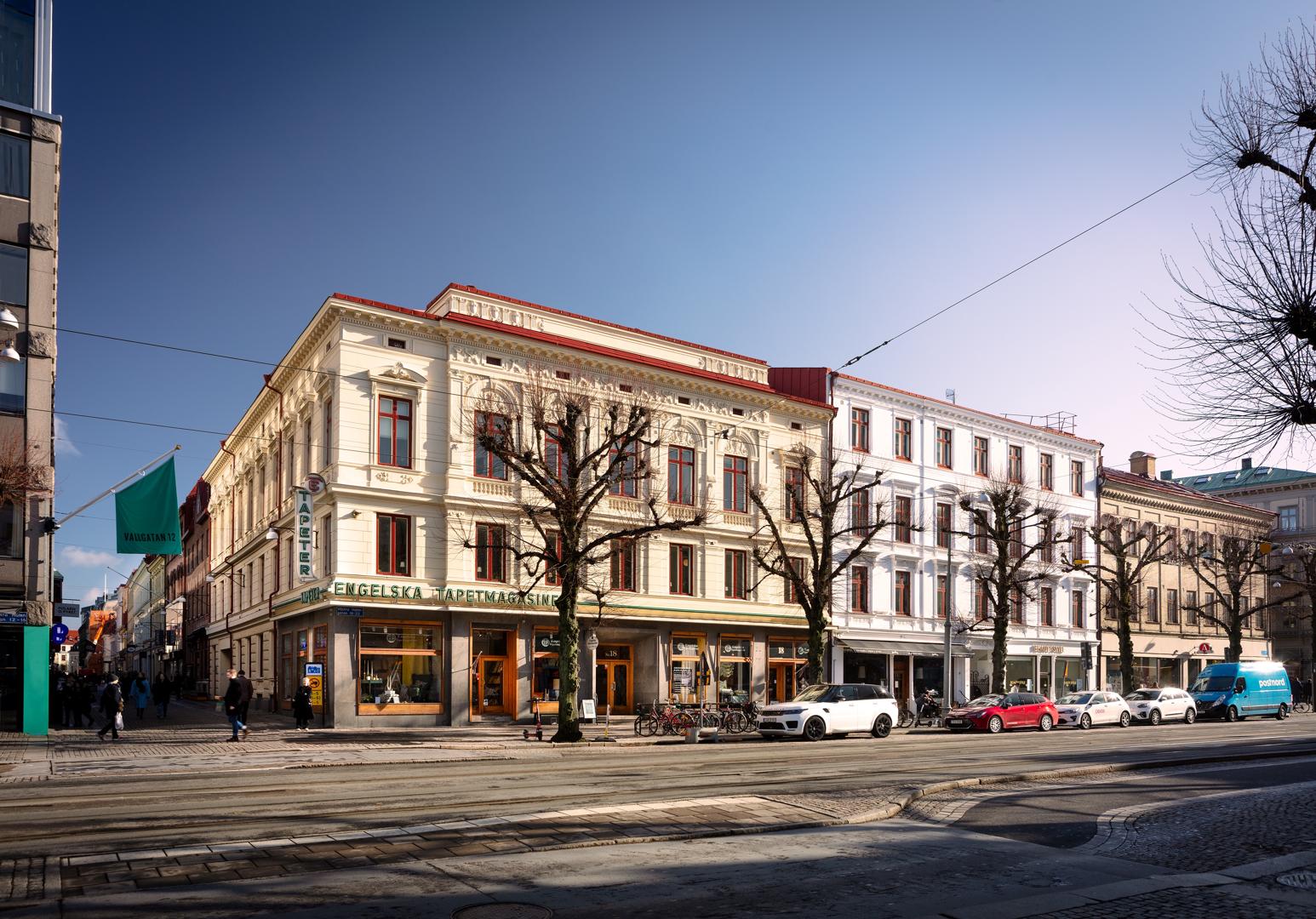Fantastiskt ljus kontorslokal högst upp i huset om ca 155 m² på Västra Hamngatan 18 i centrala Göteborg