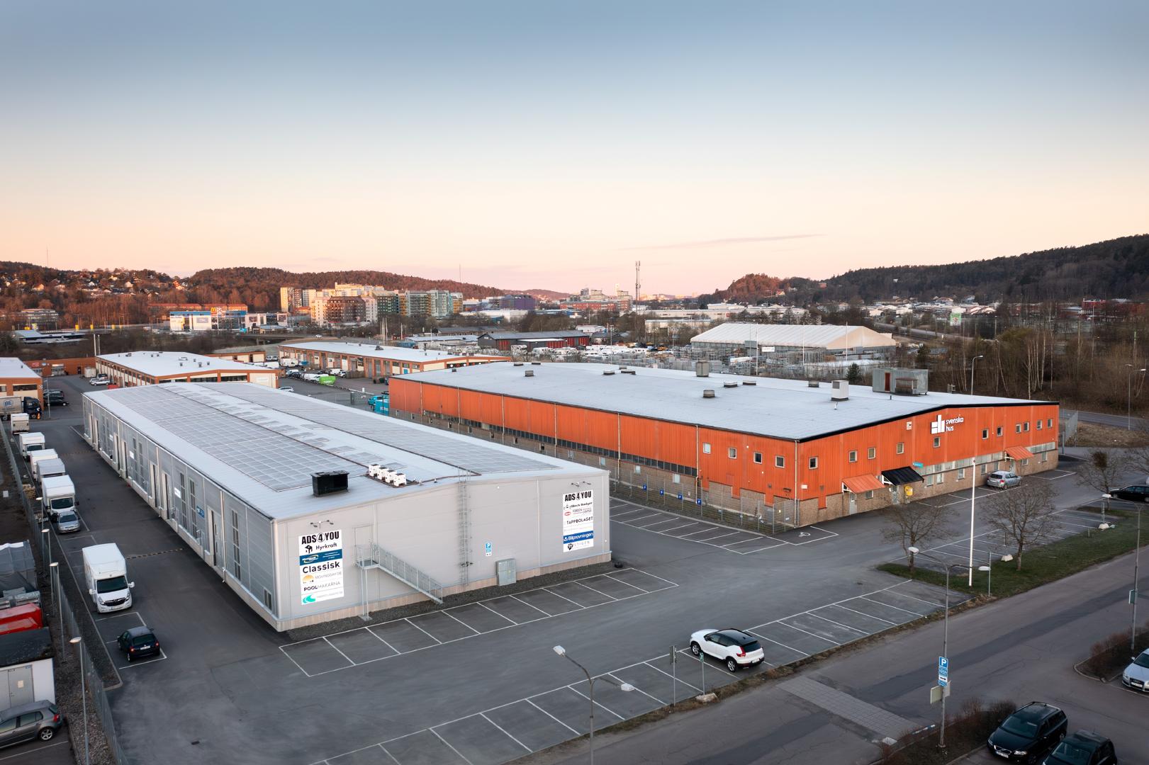 Lager, kontor eller showroom, fin lagerlokal i Brodalens industriområde